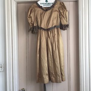 Girls 100% silk dress